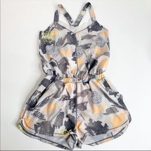 Lululemon Be Free Sunrise Mini Art Romper Size 4